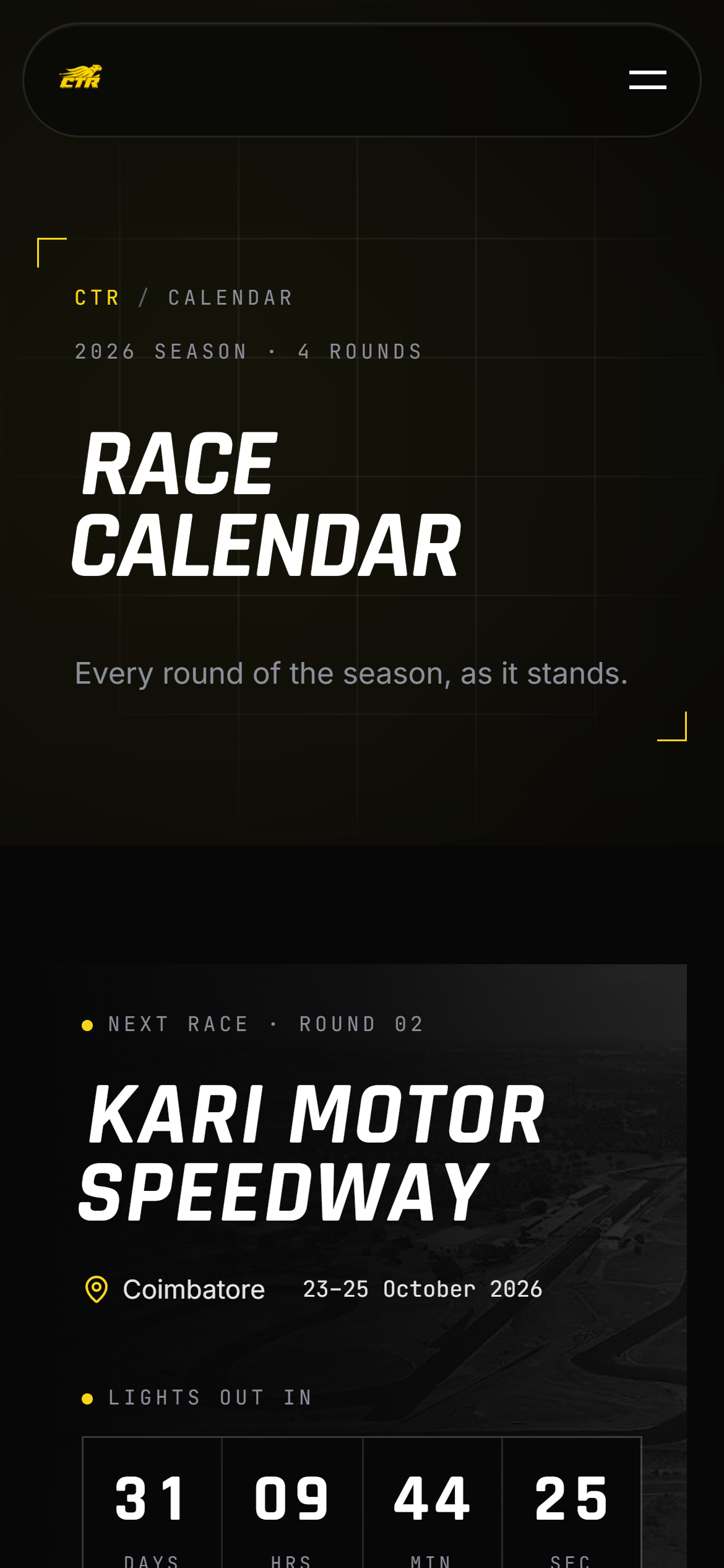 Calendar on a phone